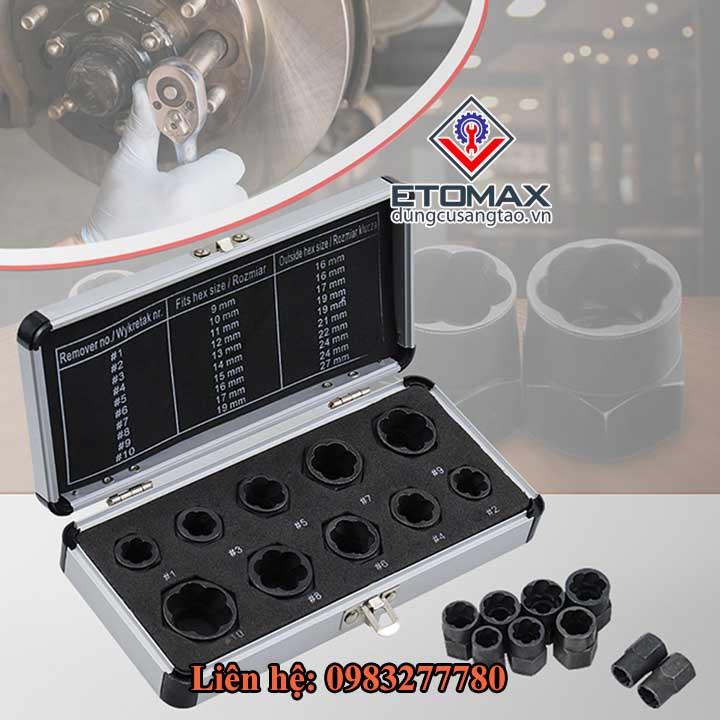 Bộ Vặn Bu Lông Và Đai Ốc Bị Toét Đầu, Biến Dạng