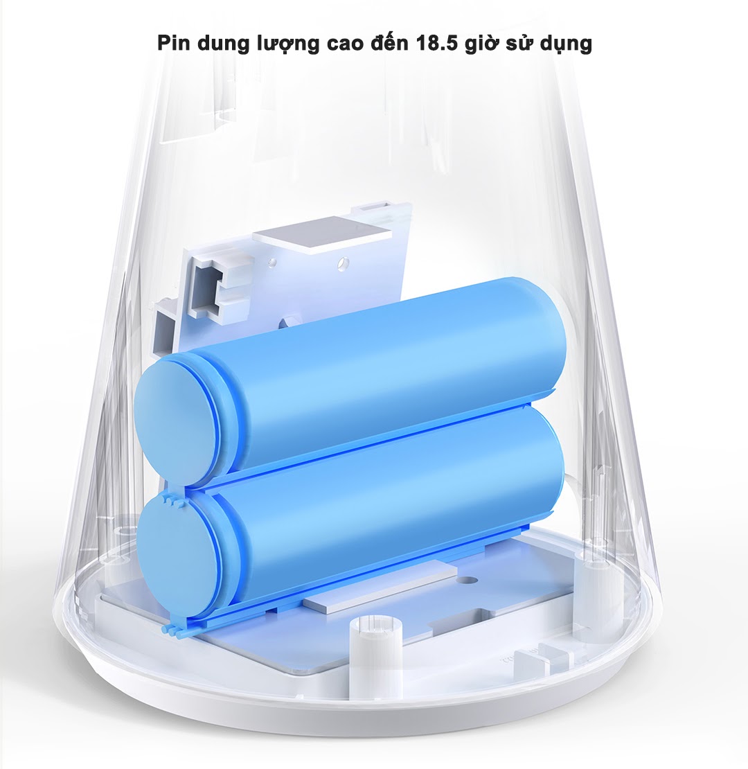 Quạt Tích Điện Để Bàn Xiaomi Mijia Phiên Bản 2023 Không Gian Sử Dụng 10-20m2 Sử Dụng 18 Giờ Liên Tục - Hàng Chính Hãng