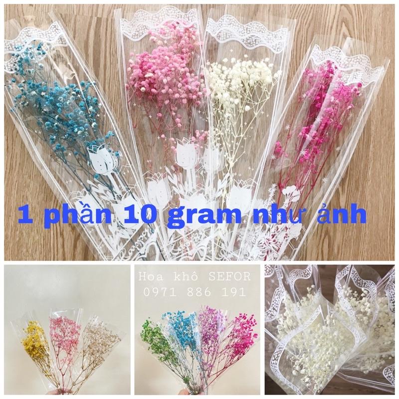 Hoa Baby Bloom trắng tinh khôi Gypsophila hoa khô trang trí phòng