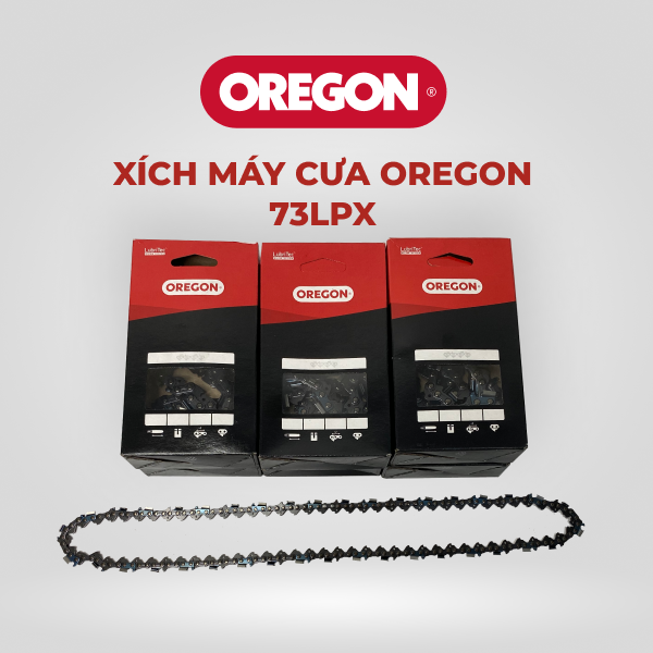Xích máy cưa xăng Oregon 73LPX 36 mắt, 38 mắt, 40 mắt, 42 mắt, 46 mắt, 51 mắt
