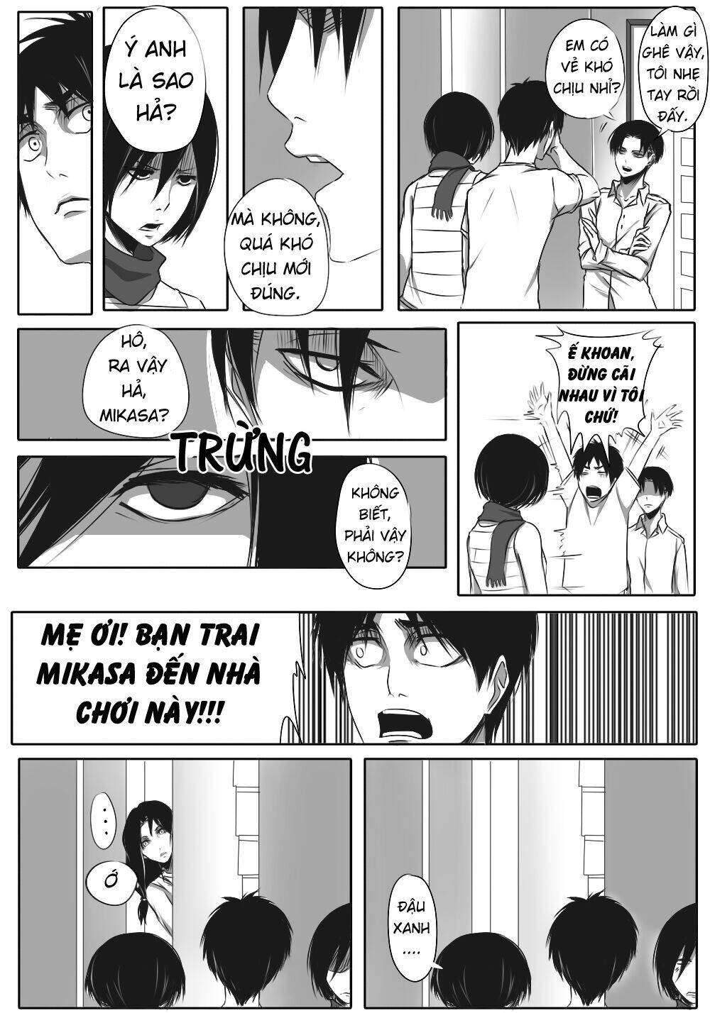 tấn công người khổng lồ - doujinshi lemi chapter 3 3