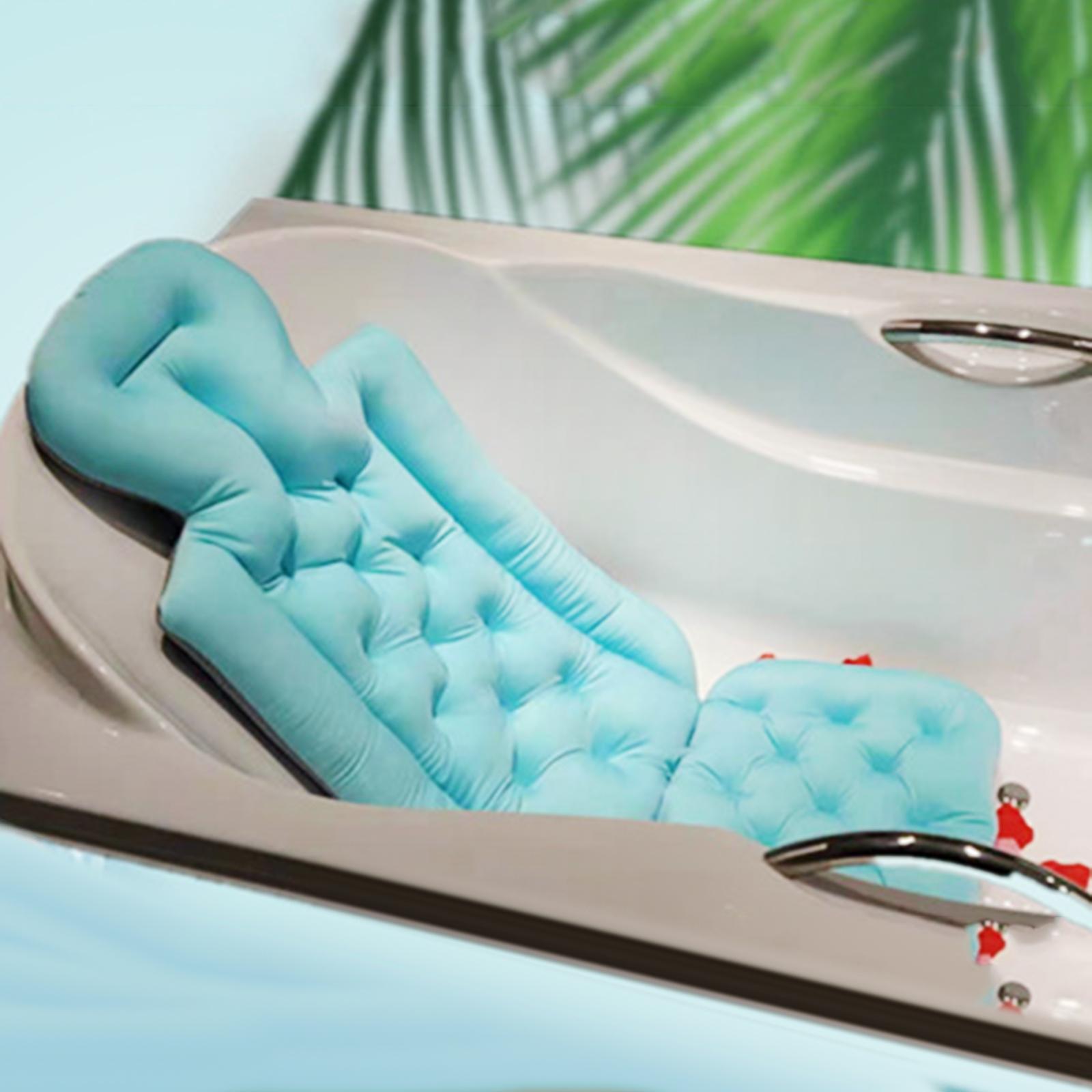 Bath Pillow Comfortable Bathtub Cushion Full Body Mat for SPA Bathroom