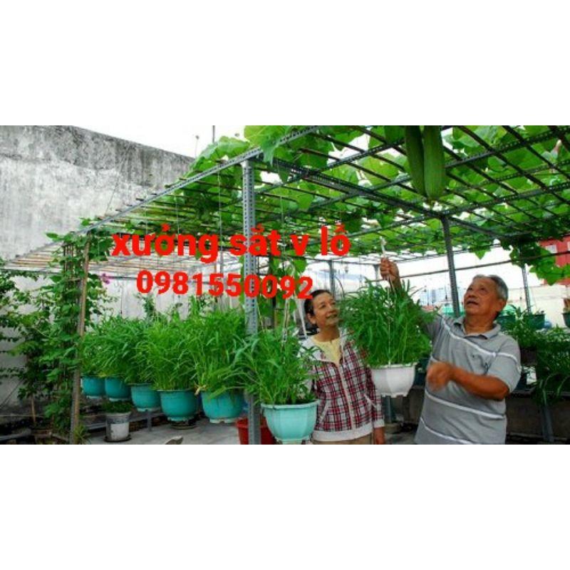 Kệ trồng rau Thông Minh 4 tầng 8 khay nhựa đa năng