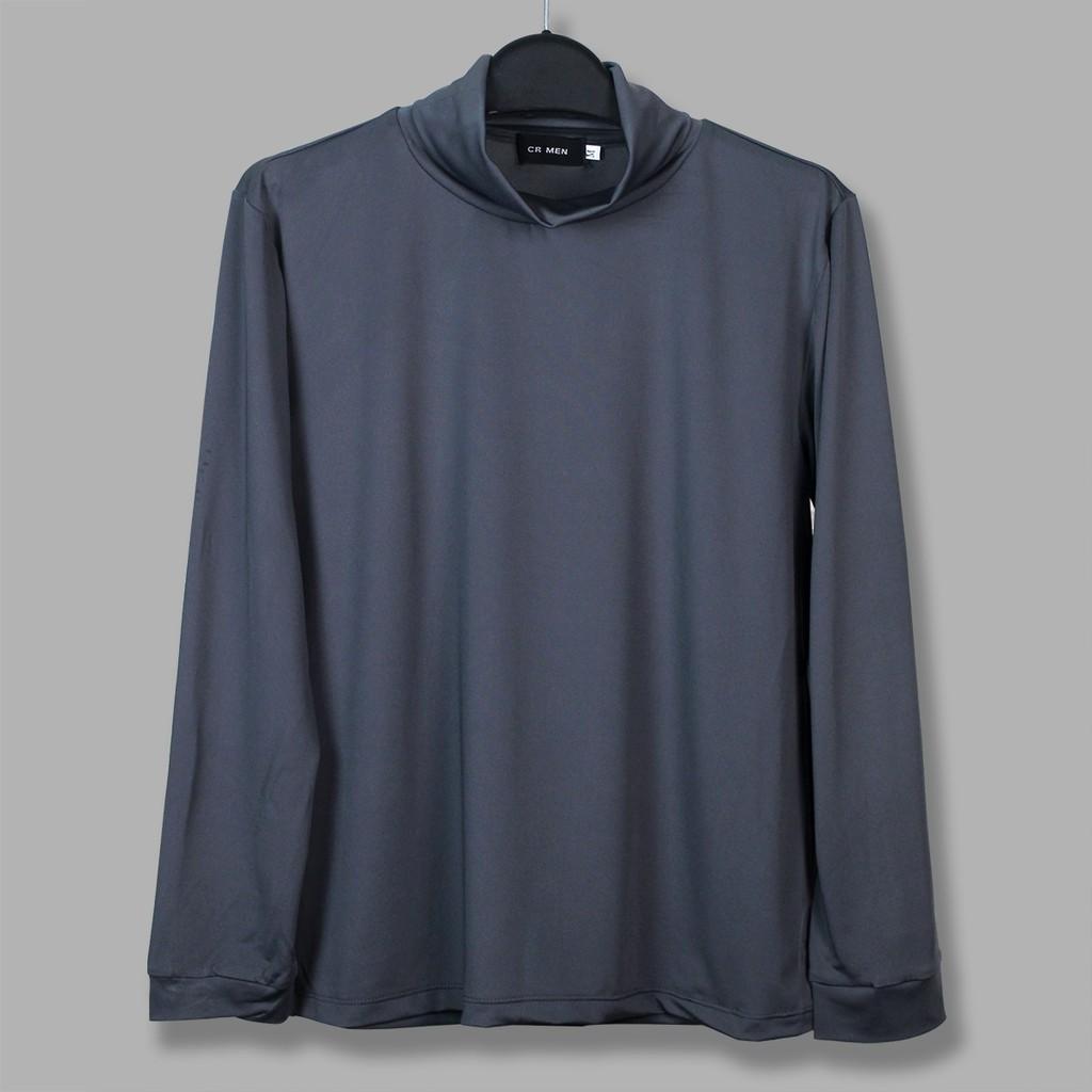 Áo thun cao cổ giữ nhiệt nam nữ cổ 6 cm chất cotton co dãn 4 chiều đanh mịn Freesize 45-95kg - Hàng cao cấp