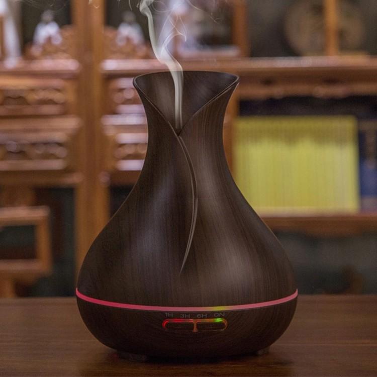 Máy xông tinh dầu phòng ngủ - Phun sương khuếch tán tinh dầu TULIP 500ML-