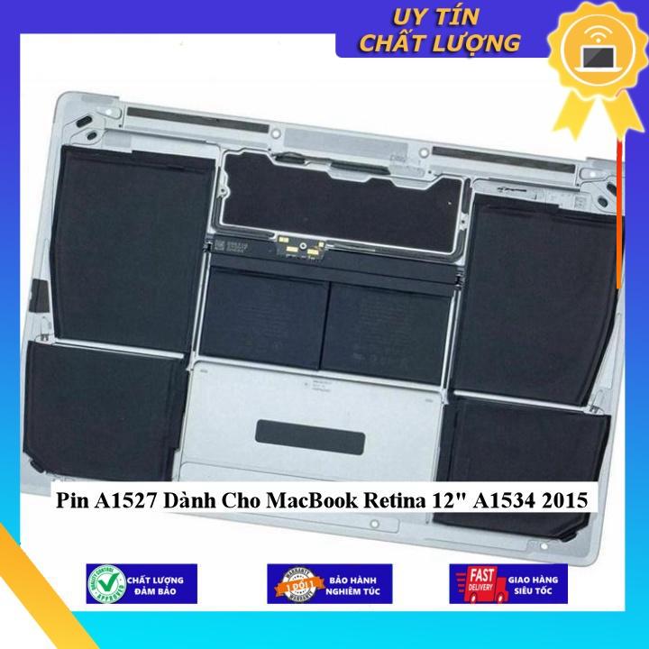Pin A1527 dùng cho MacBook Retina 12&quot; A1534 2015 - Hàng Nhập Khẩu New Seal