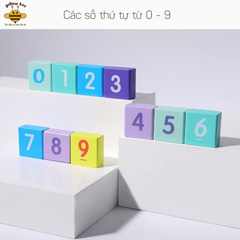 Đồ chơi Mô hình thành phố bằng gỗ có đế + xô