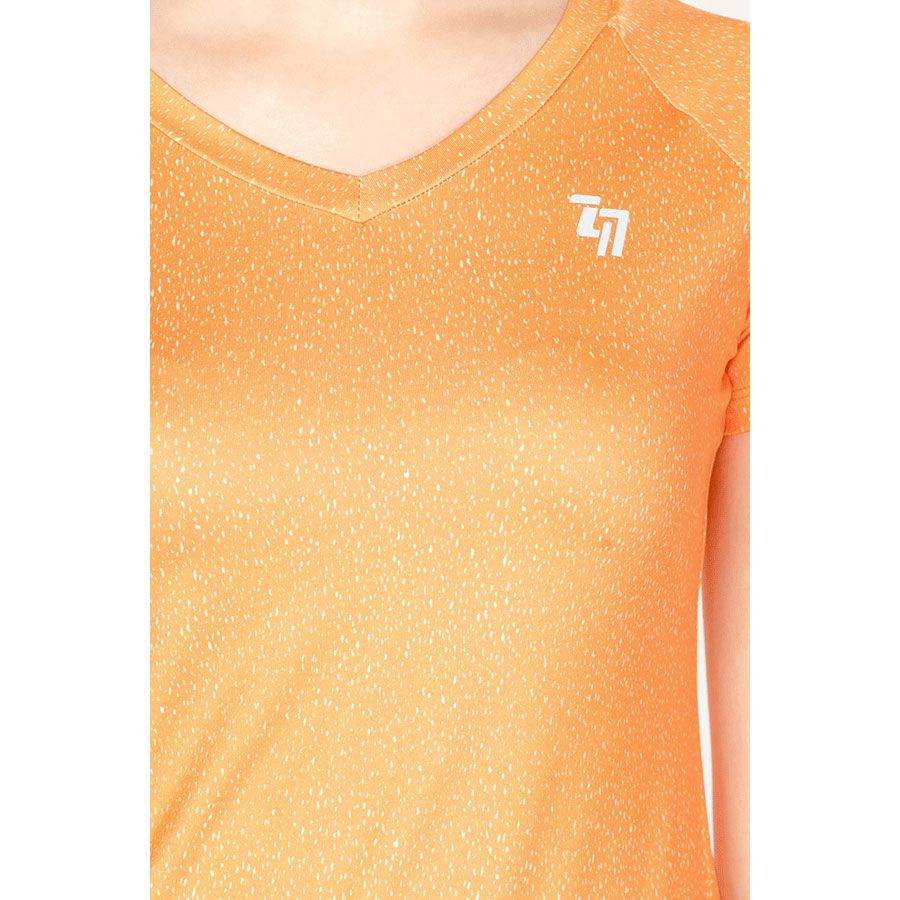 Áo Thể Thao Nữ W Basic V Neck Orange