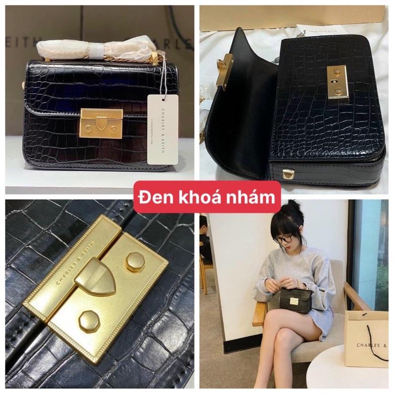 Túi Chữ C da rắn size 18 chất đẹp(ảnh thật