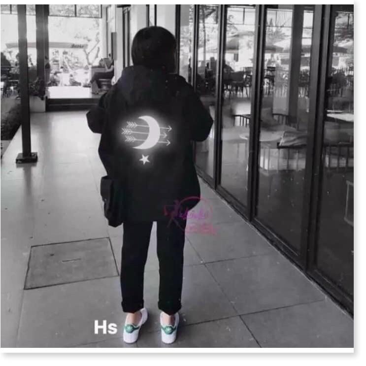ÁO KHOÁC DÙ PHẢN QUANG UNISEX MŨI TÊN MẶT TRĂNG CỰC CHẤT SIÊU ĐẸP MẪU MỚI NHẤT HIỆN NAY LANA FASHION