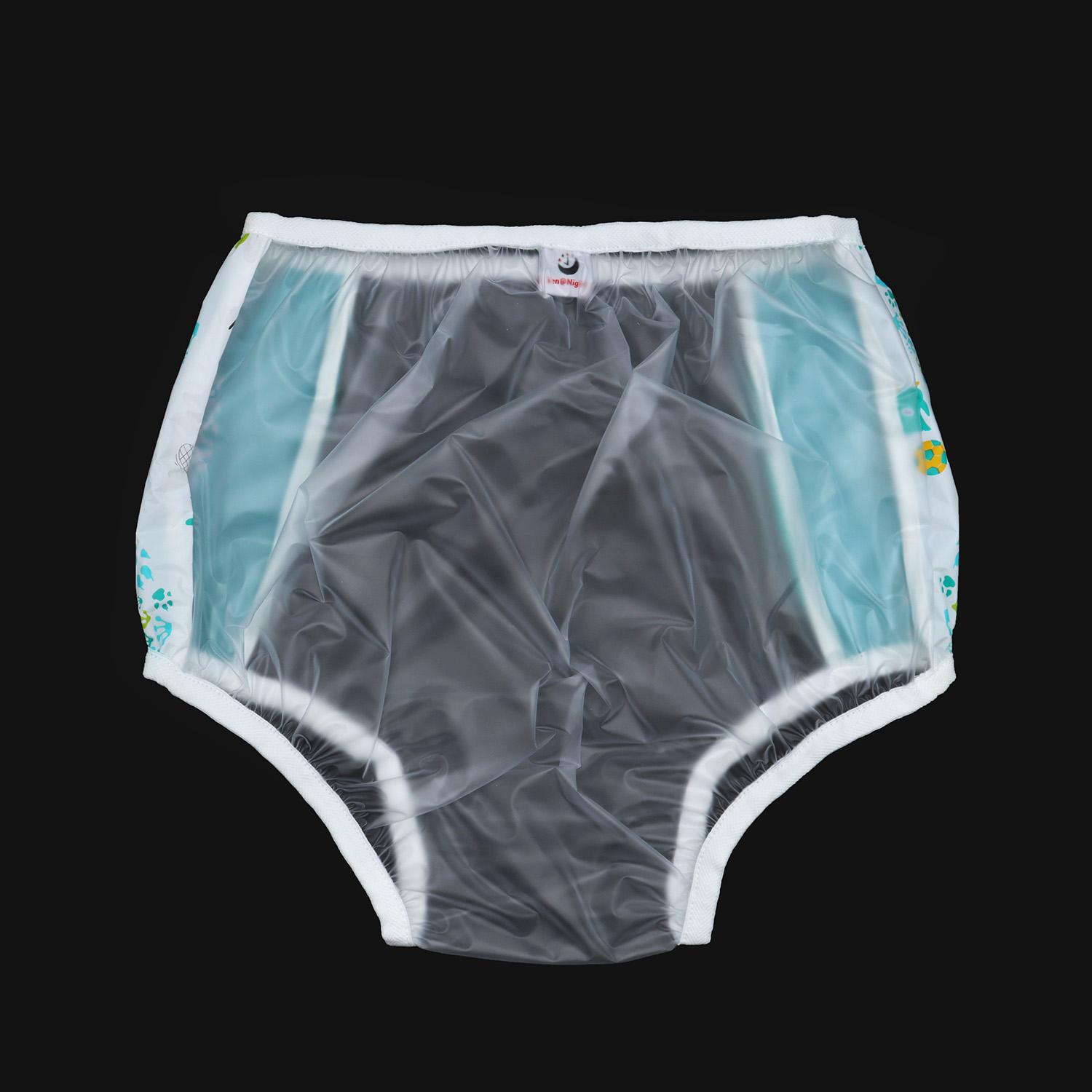 DDLG Miếng Tã Quần Pvc Có Thể Tái Sử Dụng Quần Tã Onesize Nhựa Bikini Quần ABDL Người Lớn Bé Tự Do Mới Quần Lót Xanh Dương Tã