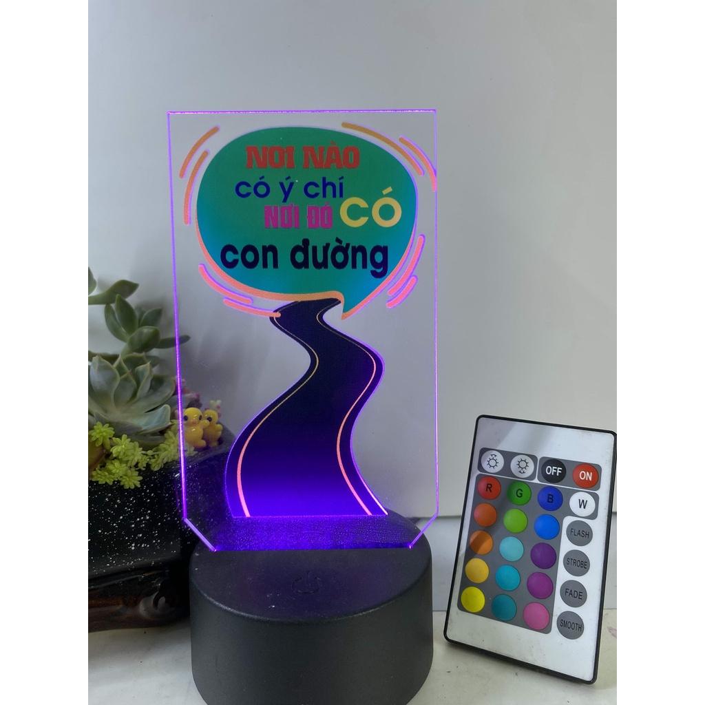 40-Động lực led để bàn, tranh led 7 màu điều khiển nơi đó có con đường - Dled-40