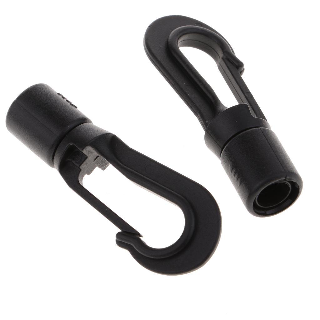 5xPlastic Rope Buckle Outdoor Elastic Rope Hook Snap Clip Hook Replacement