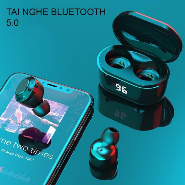 Tai Nghe Bluetooth A6 TWS Dạng Nhét Tai Kết Nối Không Dây Tích Hợp Micro Âm Thanh Sống Động - Phiên bản mới nhất 2021