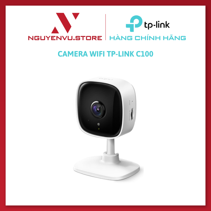 Camera WiFi Thông Minh TP-Link Tapo C100 An Ninh Cho Gia Đình - Hàng Chính Hãng