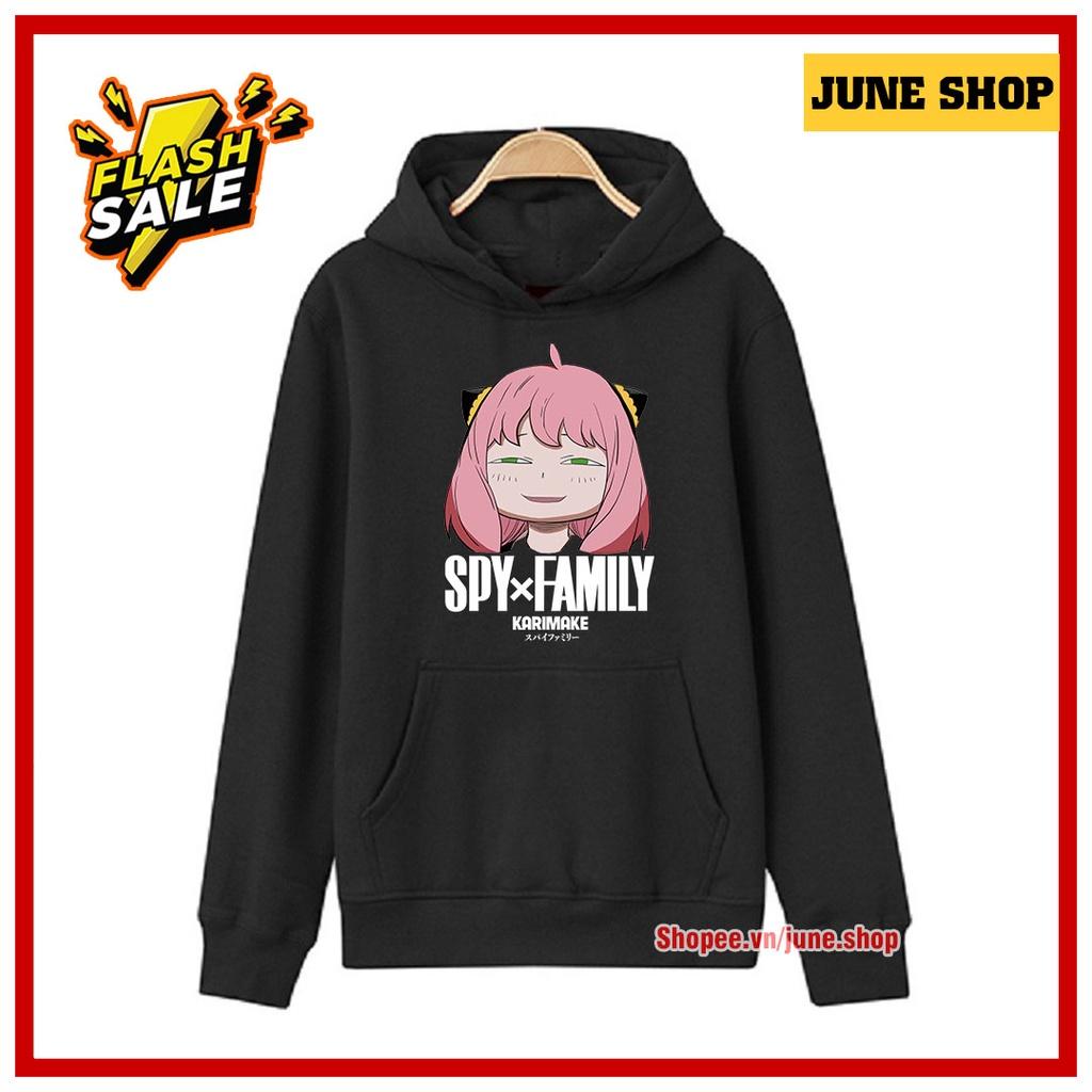 Áo Hoodie Spy x Family, Áo Khoác Anime chất nỉ bông, cá tính, siêu đẹp