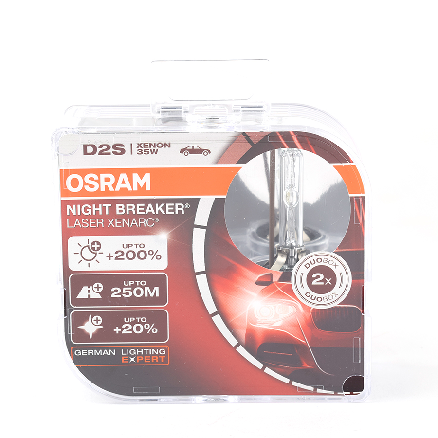 Combo 2 Bóng Đèn Xenon OSRAM Night Breaker D2S 66240XNL 12V 35W