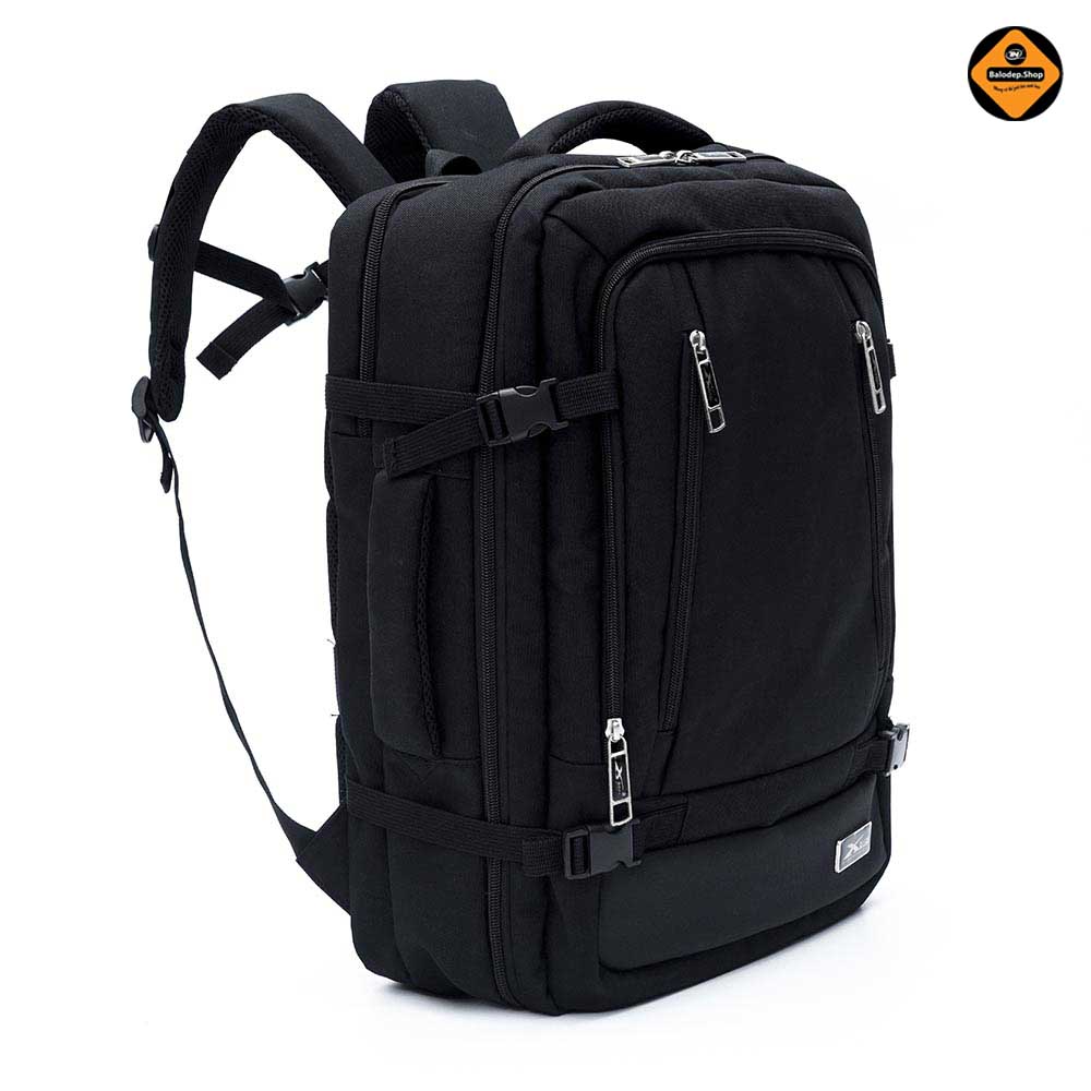 Balo du lịch cỡ lớn Leader Pro đa năng Xbags XB2010 màu đen đựng laptop 17 inch cao cấp
