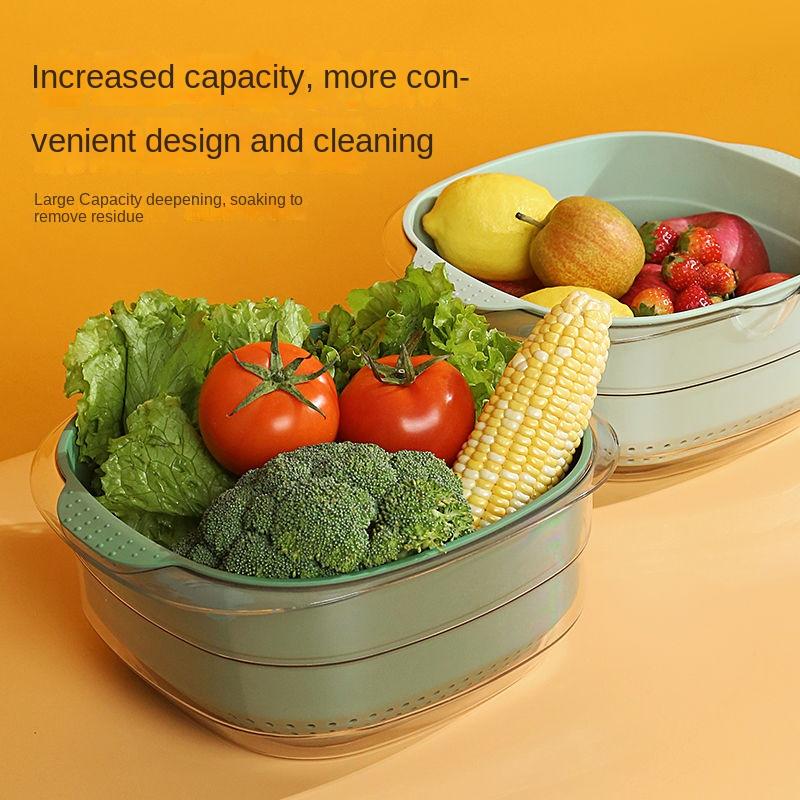 Rổ Rửa Thực Phẩm Đa Năng Thiết Kế Mới Tiện Lợi Dễ Sử Dụng