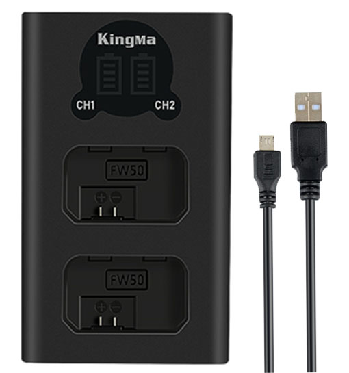 Pin sạc Kingma Ver 2 cho Sony NP-FW50, Hàng chính hãng