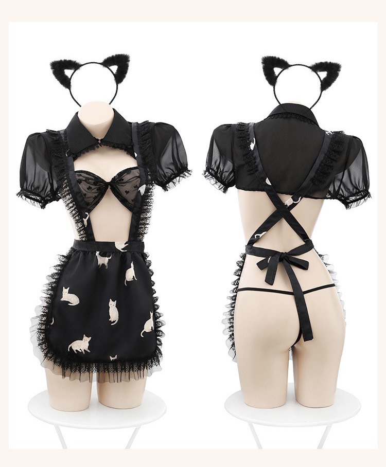 Đồ Ngủ Cosplay Nàng Hầu Mèo - B.Lingerie