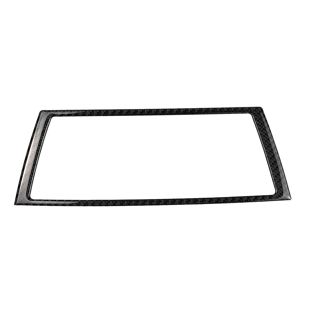 Carbon Fiber Gear Shift Box GPS Navigation Panel Trim For BMW E70 E71 X5 X6
