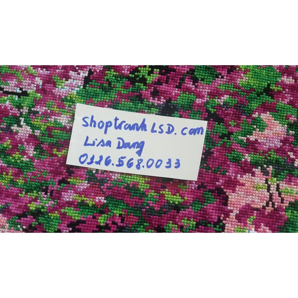 Tranh thêu CÂY TÌNH YÊU1m6*75cm