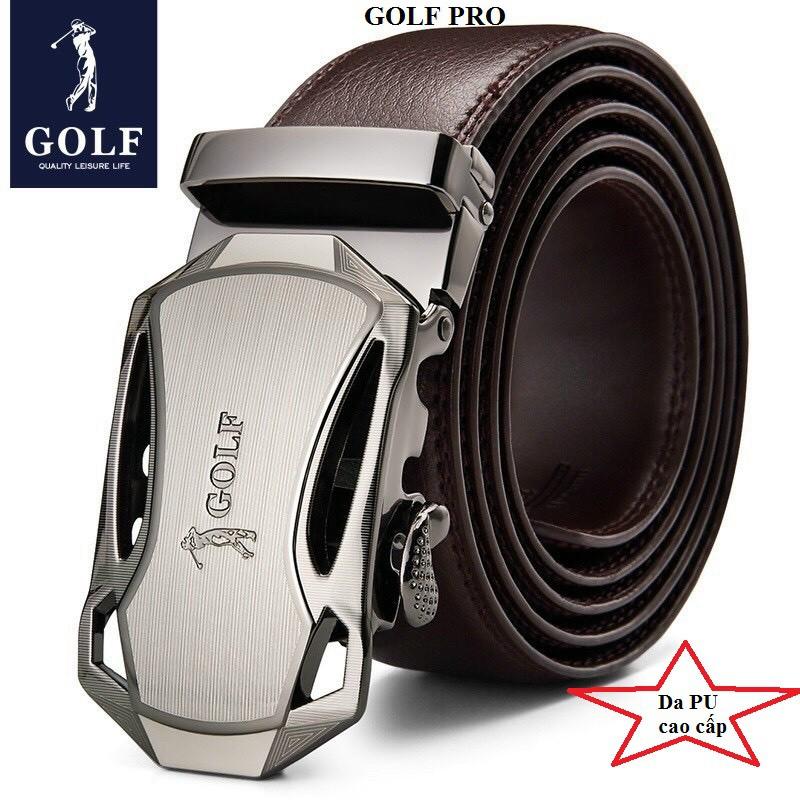 Dây lưng golf nam thắt lưng golf nam da PU cao cấp GOLF PRO TL030