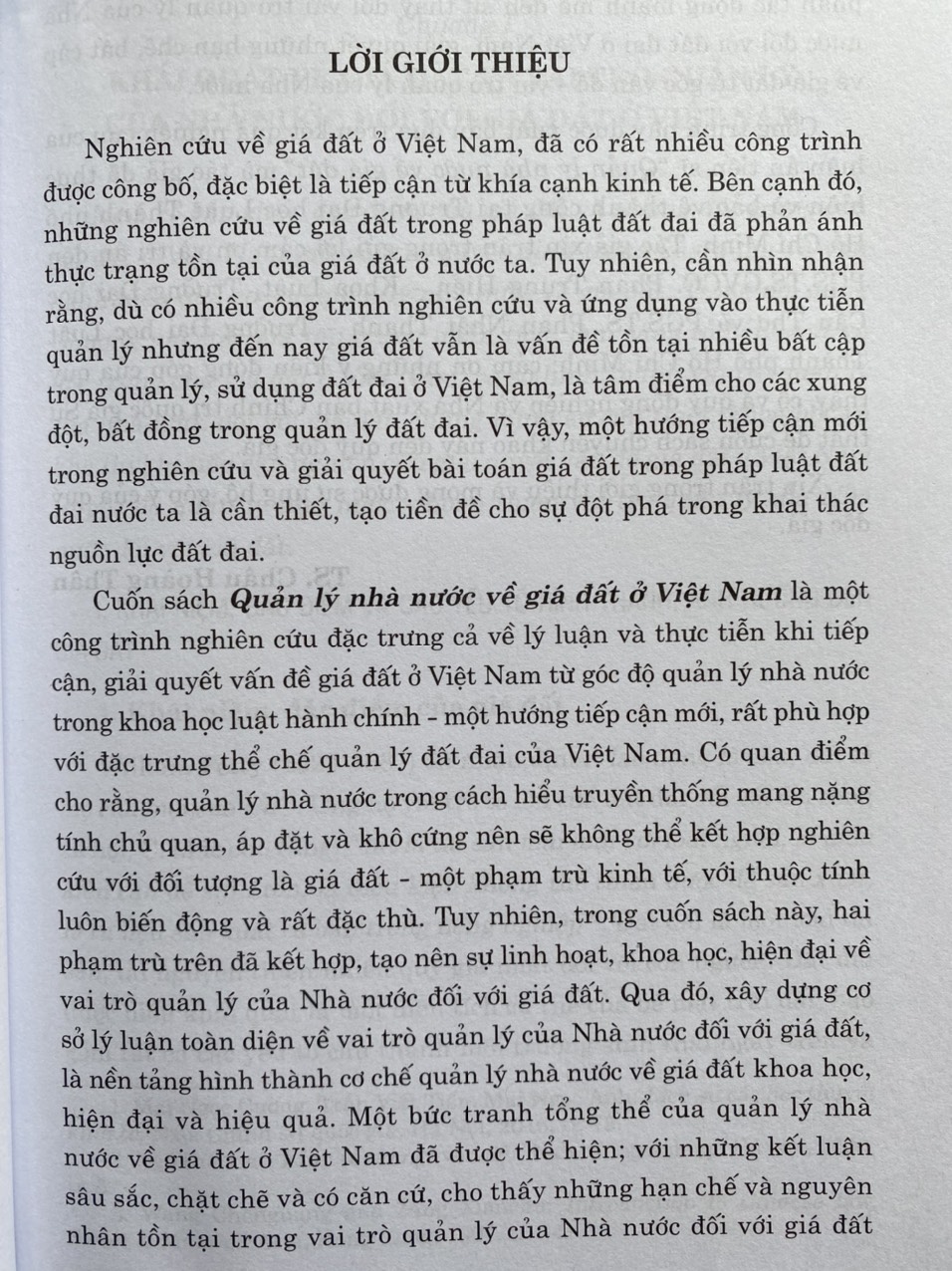 Quản Lý Nhà Nước Về Giá Đất Ở Việt Nam