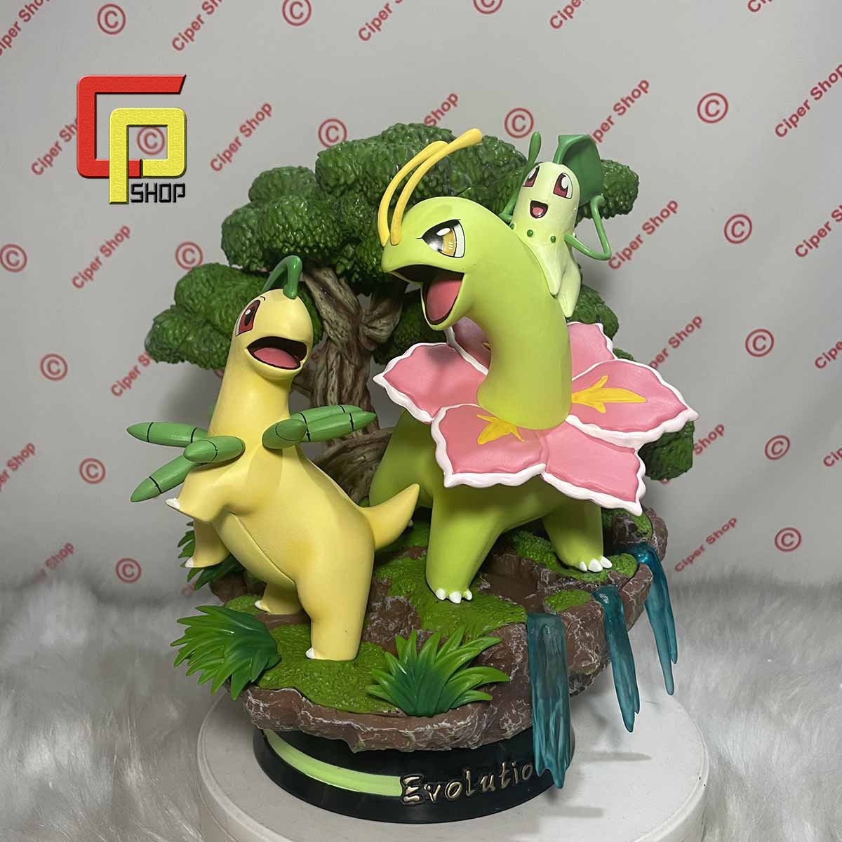 Mô hình Meganium Po ke mon - Có Led - Figure Po ke mon Mega Meganium