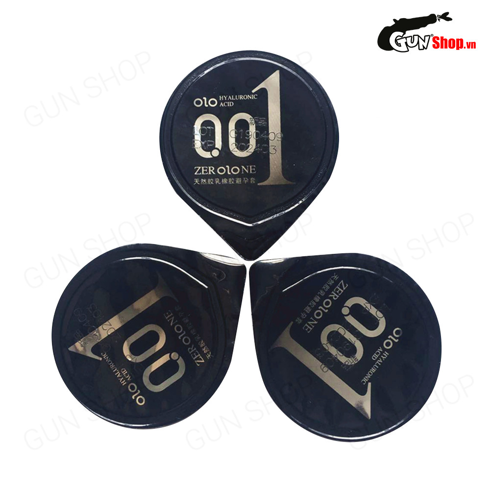 Bao cao su OLO 0.01 Bead Entering - Siêu mỏng, bi tăng thêm 3cm