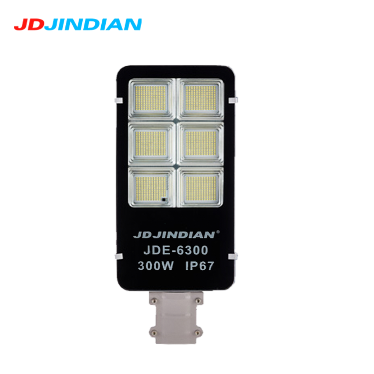 Đèn Đường Năng Lượng Mặt Trời 300W Jindian JDE-6300New Có Remote - Tiêu Chuẩn IP67 Chống Thấm Nước | Phúc Thịnh Solar