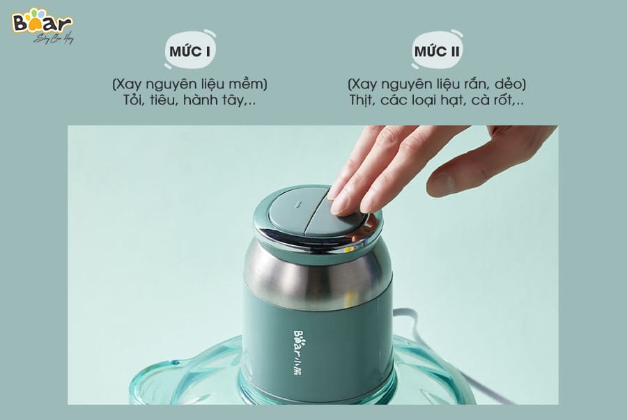 Máy Xay Thực Phẩm BEAR QSJ- C04R8S - Hàng Chính Hãng