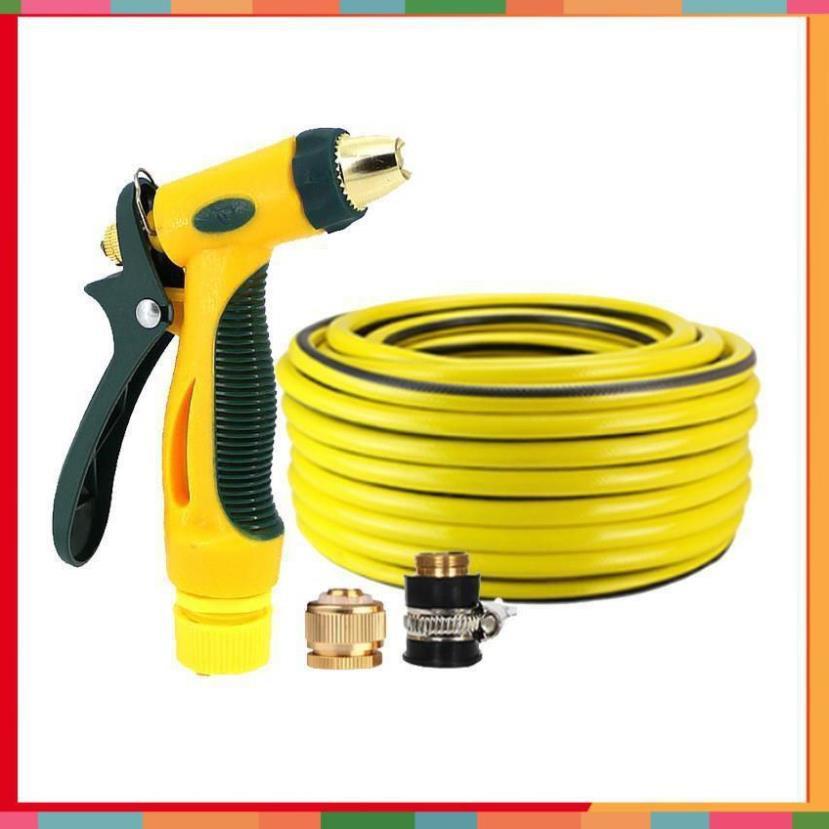 Bộ dây vòi xịt nước rửa xe, tưới cây tăng áp 3 lần,loại 20M  206317