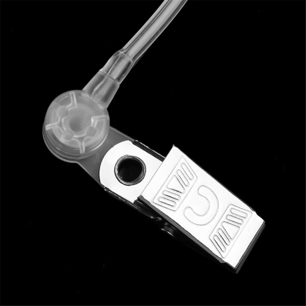 2 Pack Replacement Clear Acoustic Tube for Two  Earpiece and Headset,