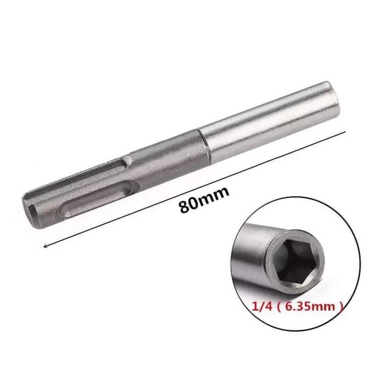 Bộ chụp bulong vặn ốc chuôi lục giác 6.35mm đường kính 6-19mm + chân già khoan bê tông ( đầu chụp bắt bulong)