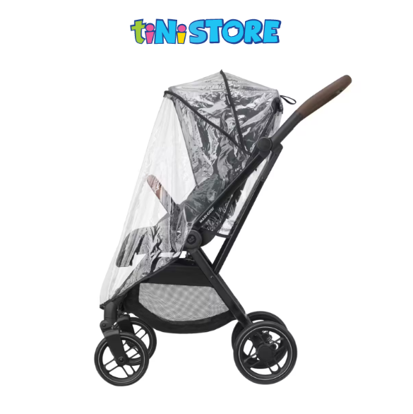 Xe đẩy gấp gọn cho bé Leona 2 màu than chì Maxi-Cosi