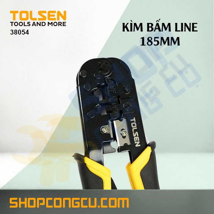 Kìm bấm line 185mm Tolsen 38054