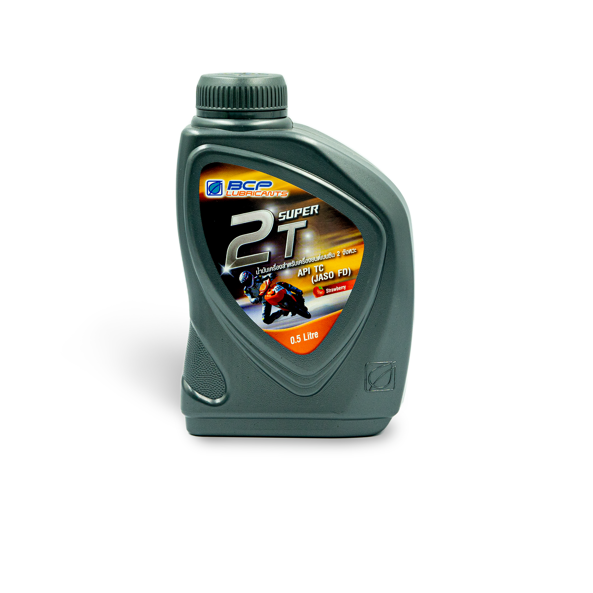 Nhớt xe 2 thì Thơm Mùi Dâu Thái Lan chất lượng cao BCP SUPER 2T – TC/FD – 0.5 Lít