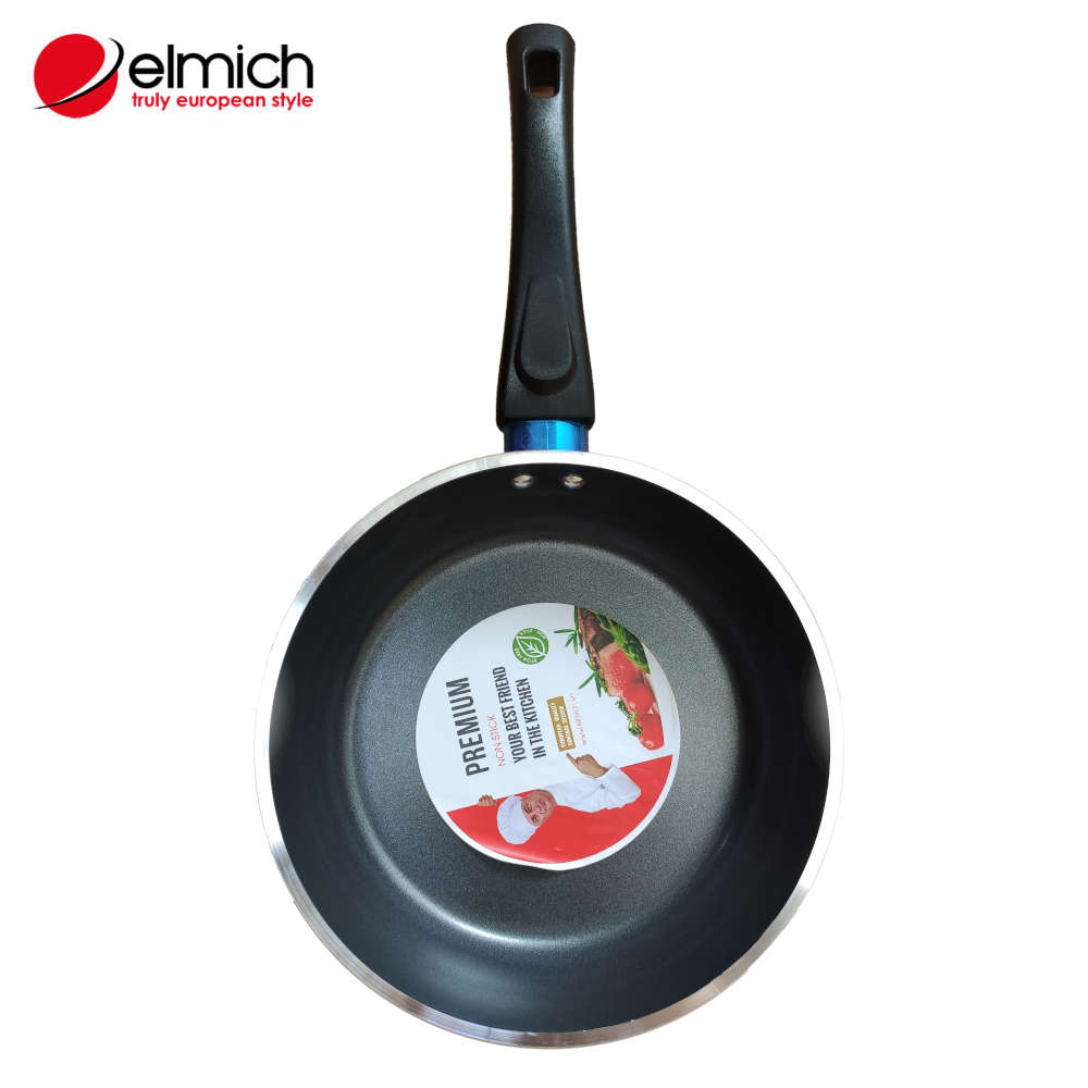 Chảo nhôm chống dính cao cấp đáy từ Full Induction Elmich Nero Premium 24cm