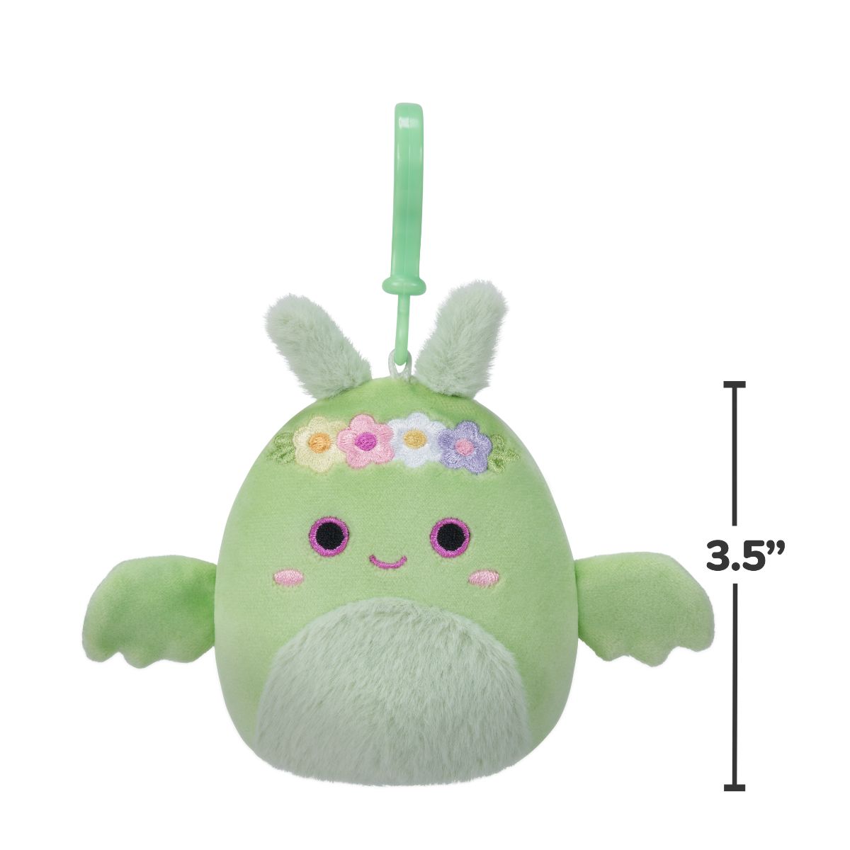 Đồ Chơi Móc Khoá 3.5 Inch Tove - Mint Green Mothman SQUISHMALLOWS SQCP00217