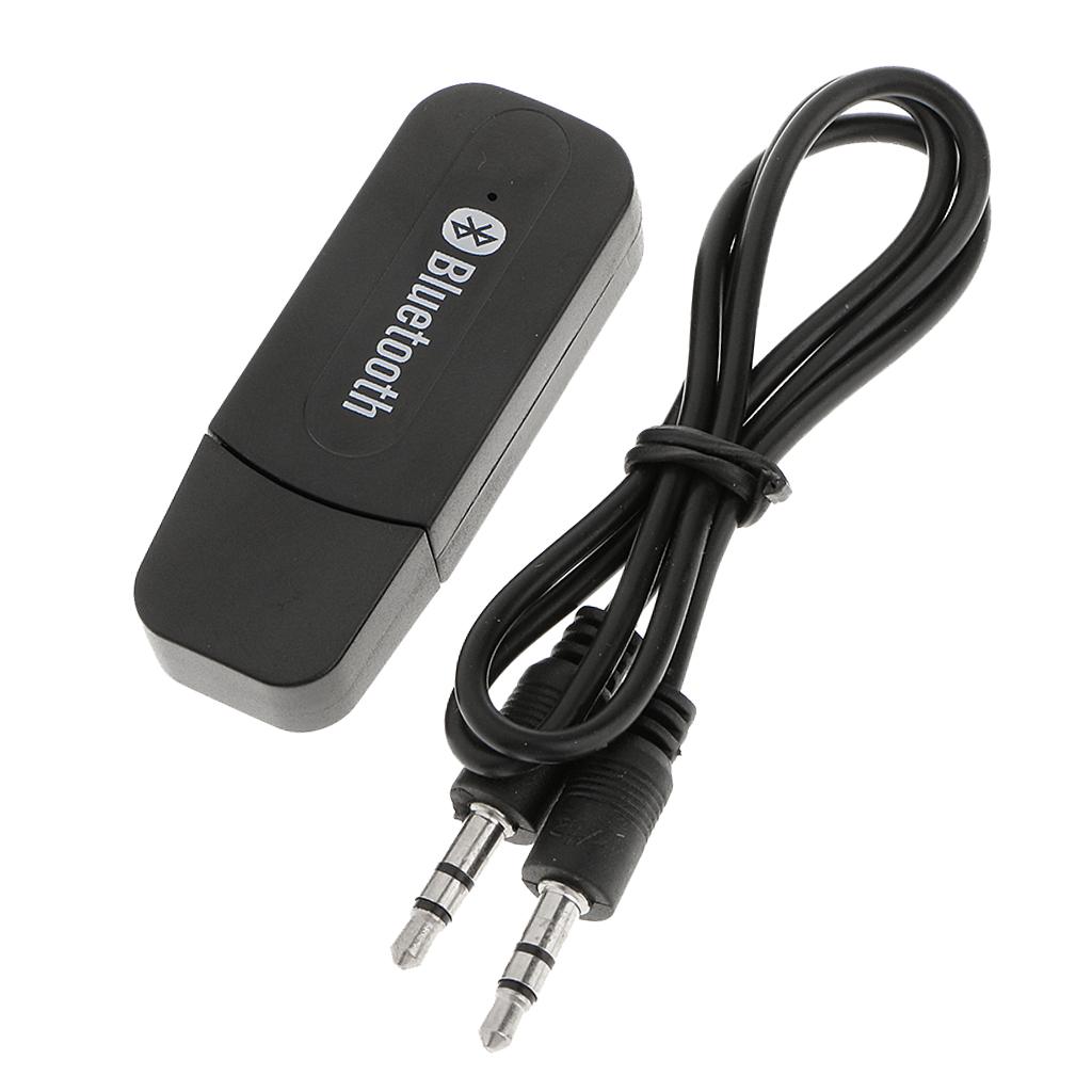 3.5mm Stereo Audio Music Speaker Receiver Adapter Dongle USB Bluetooth