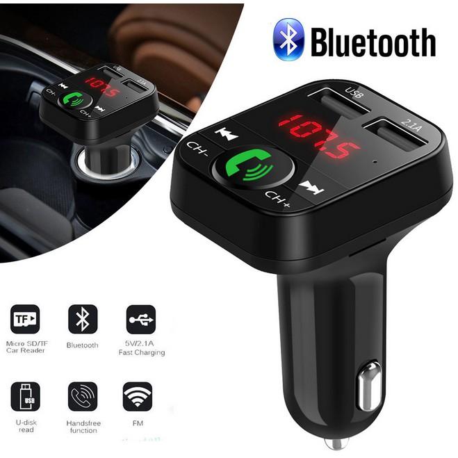 Tẩu Sạc ô tô Kiêm Nghe Nhạc MP3, Kết Nối Điện Thoại Qua Bluetooth, Kết Nối Dàn âm Thanh Trên Xe Qua Sóng FM