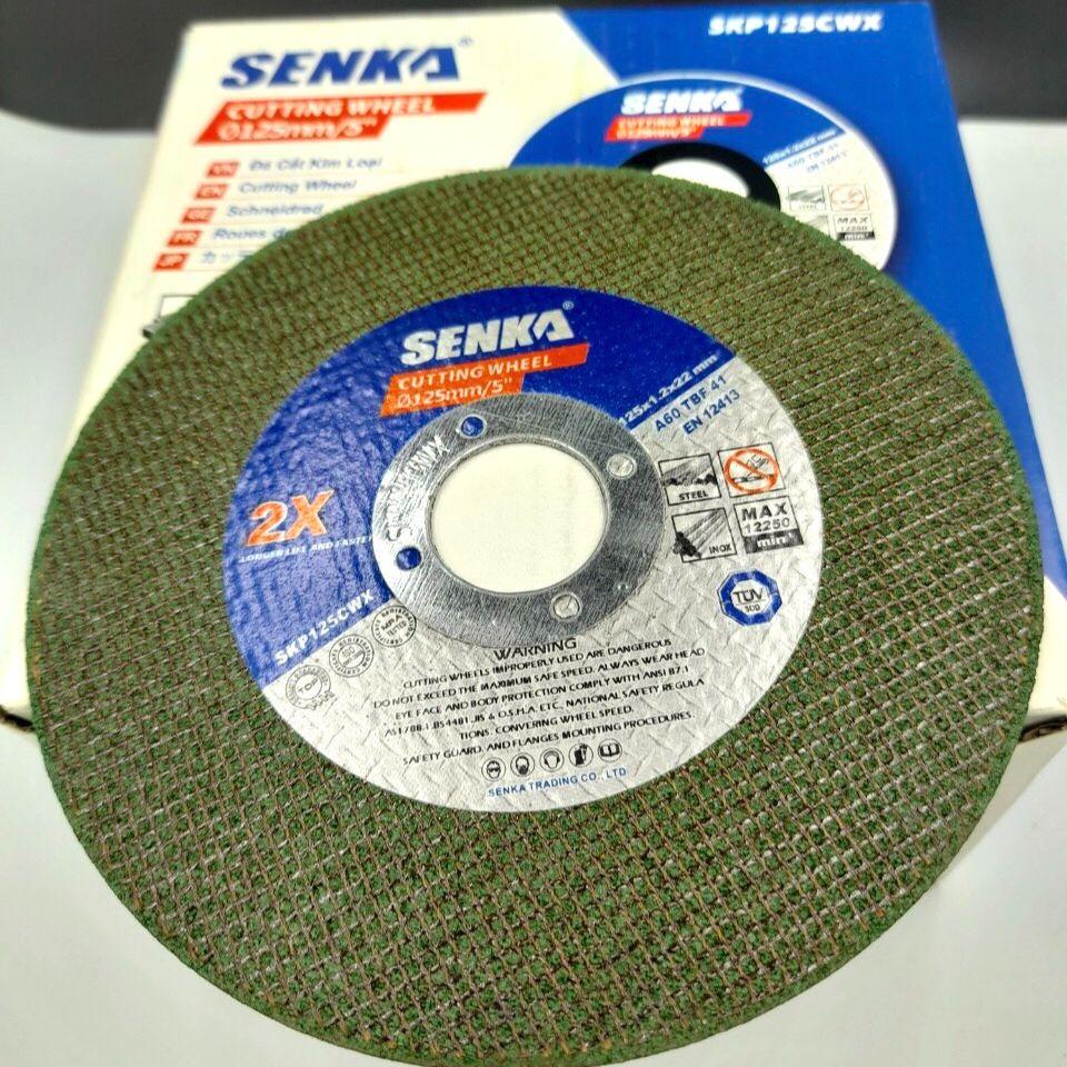 SENKA 2 VIÊN ĐÁ CẮT 125MM/ 5 SIÊU MỎNG CHUYÊN INOX CÔNG NGHỆ ĐỨC