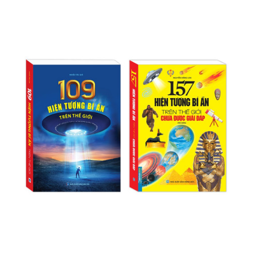 Sách - 109 hiện tượng bí ẩn trên thế giới  + 157 hiện tượng bí ẩn trên thế giới chưa được giải đáp