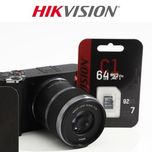 Thẻ nhớ 64GB Hikvision Class 10 Micro SD 92Mb/s dùng cho camera, máy ảnh, camera hành trình, flycam. Hàng chính hãng