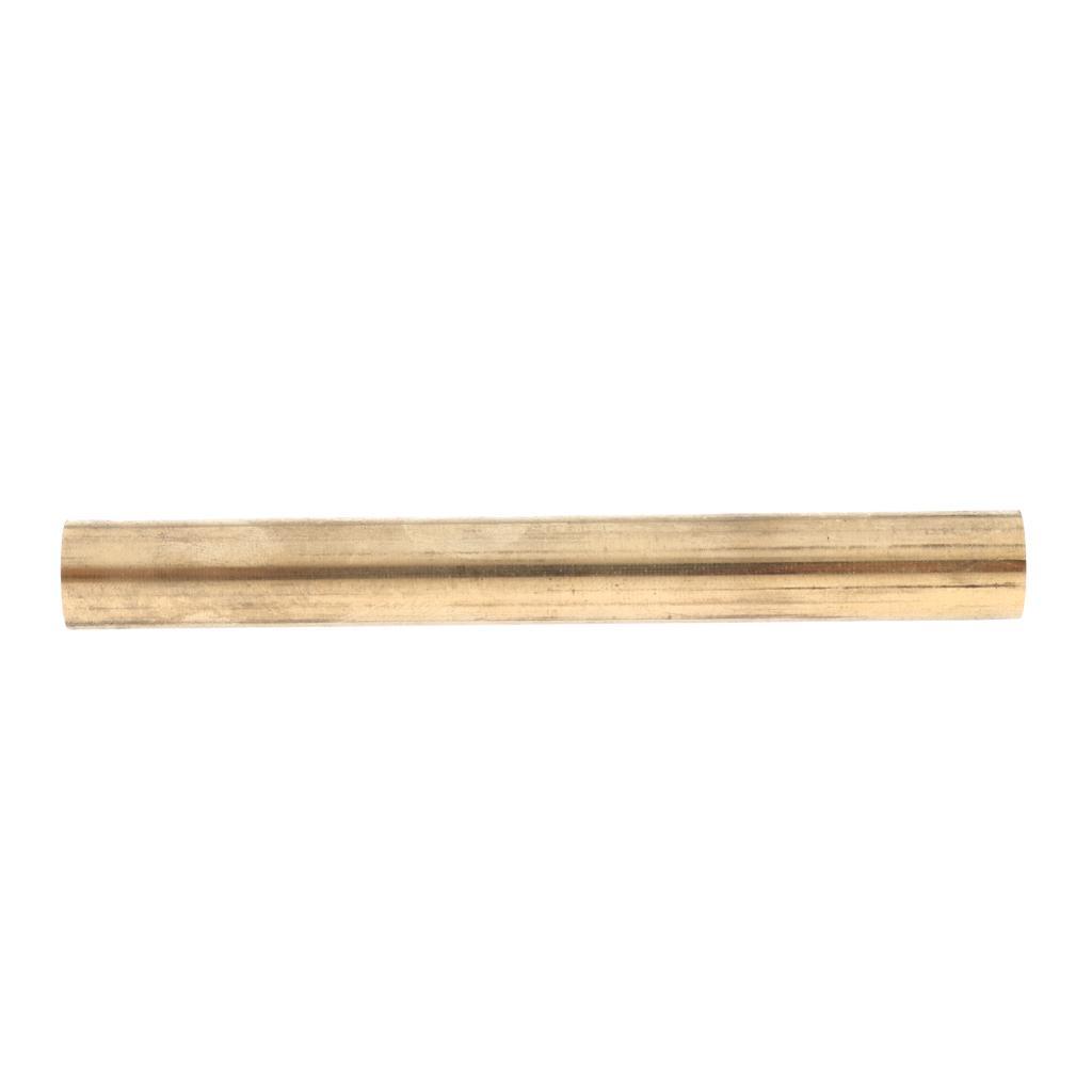2x 12mm Dia, 4 Inch/10cm Length Solid Brass Round Rod Bars