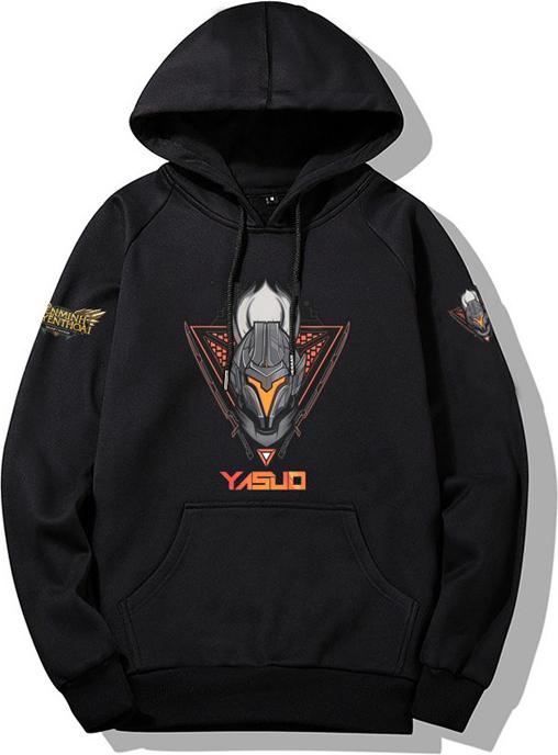 Áo Hoodies Yasuo Siêu Cấp Liên Minh Huyền Thoại Mũ Trùm Vải Nỉ Co Giãn 4 Chiều