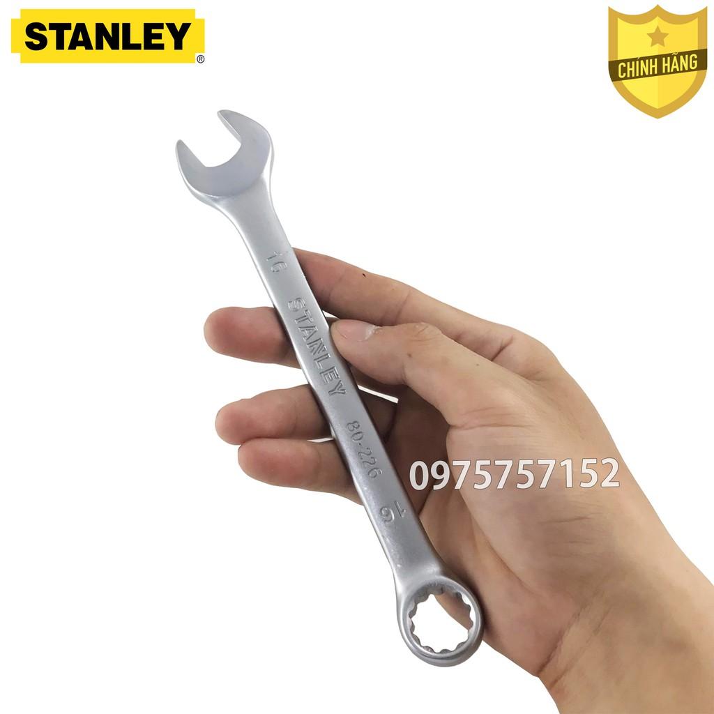 Bộ cờ lê cao cấp STANLEY vòng miệng - đầu tròng 14 chi tiết 8-24mm khay đựng tiện dụng chống va đập - Chính hãng