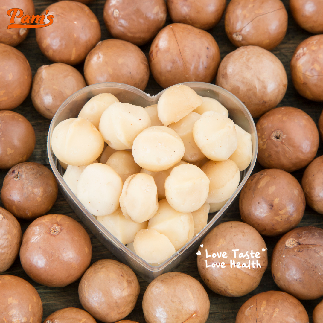 COMBO 2 Maccadamia Nữ Hoàng Nhập Khẩu Úc Pam's - Tách Tay, Sấy Chín Thơm Ngon
